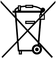 Logo poubelle barrée