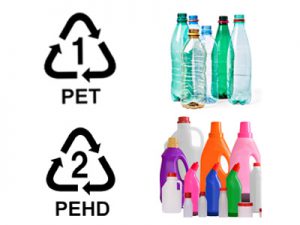 Illutration plastique PET et PEHD