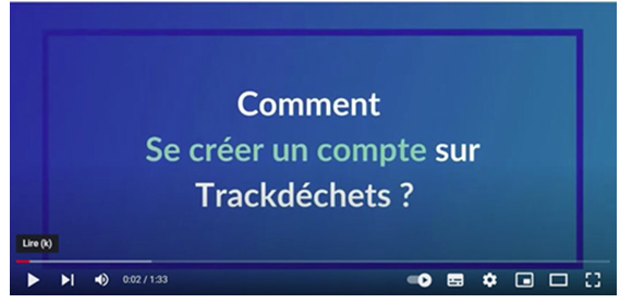 Comment créer un compte Trackdechets