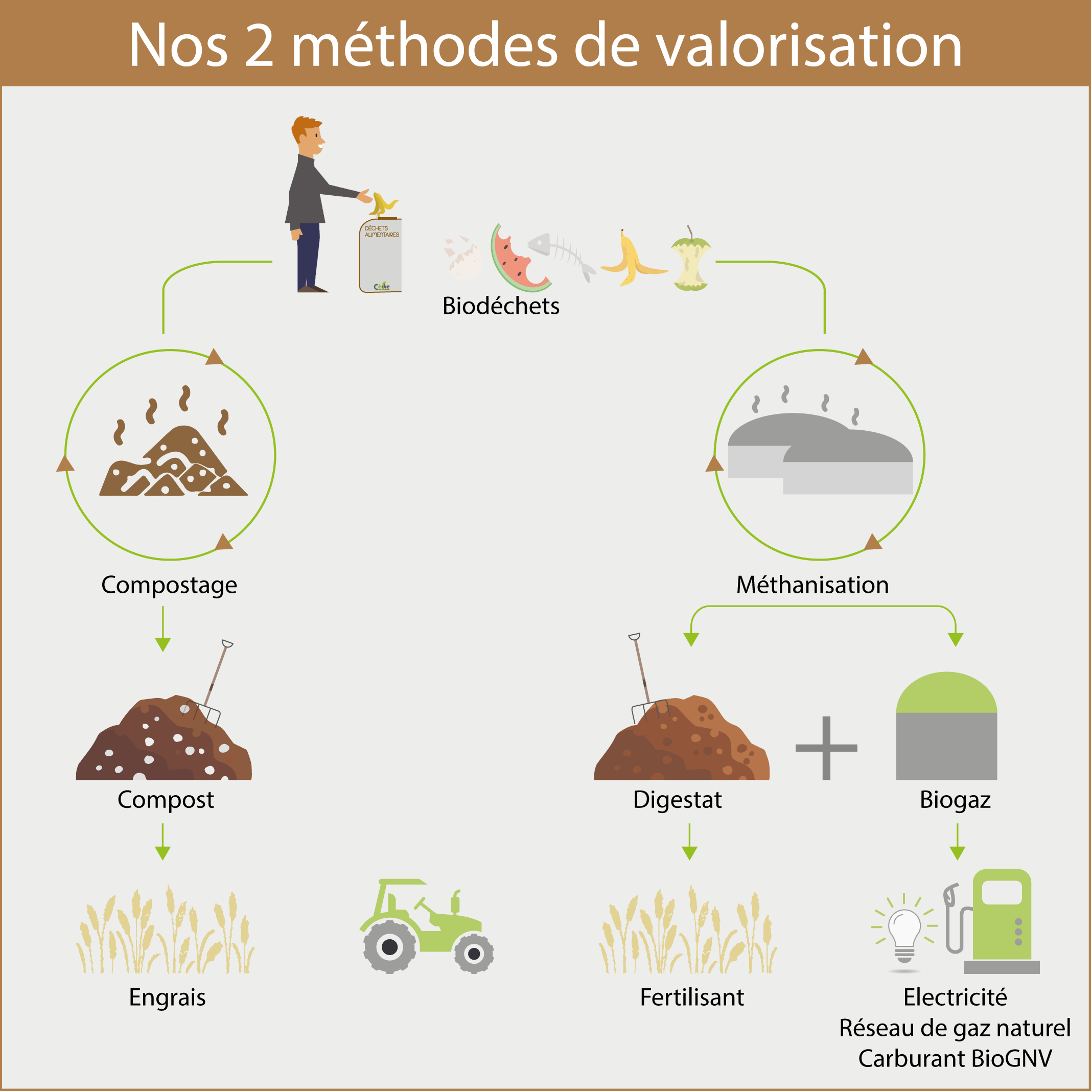 schéma de valorisation des biodéchets