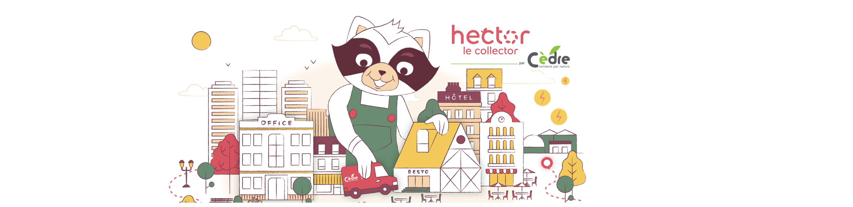 HECTOR LE COLLECTOR -biodéchets-engagement