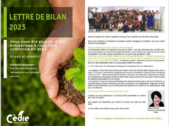 lettre de bilan 2023